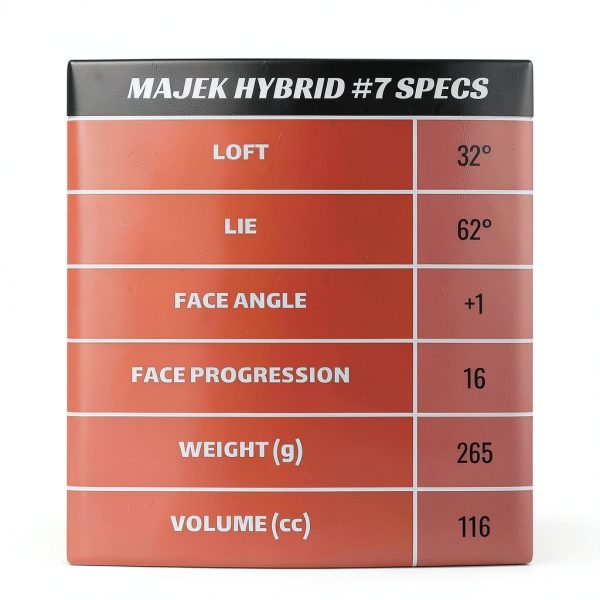Majek Hybrid Golf Club Regular Flex Graphite Shaft-5