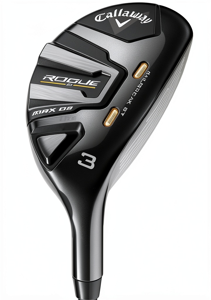 Callaway Rogue ST Max OS Hybrid being used on a golf course
