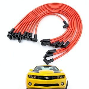 10.5mm Spark Plug Wires Lucky Seven Silicone Set-0